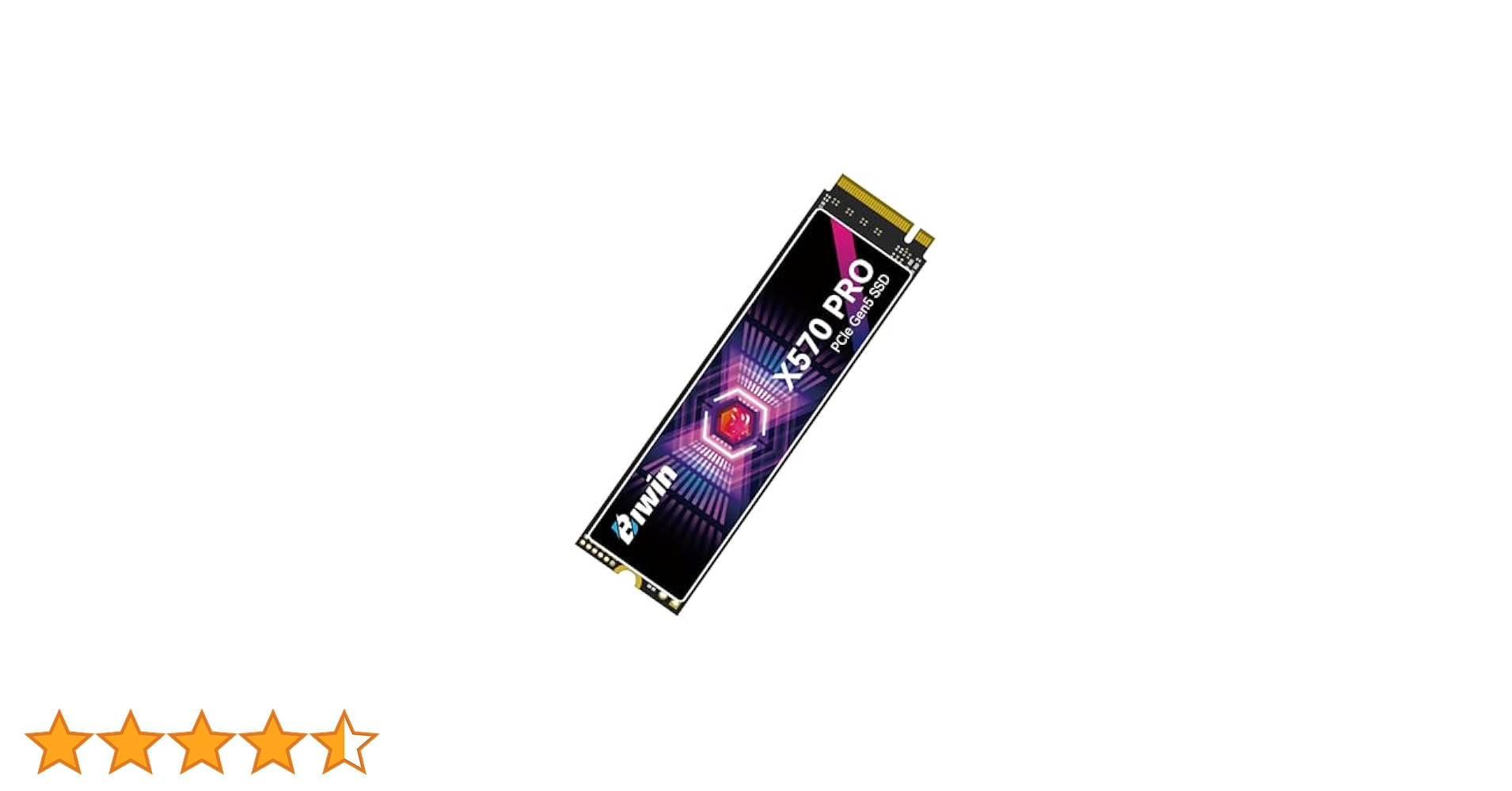 【中古】Biwin X570 PRO 1TB GEN5 M.2SSD Biwin X570 Pro 1TB Gen 5 M.2 SSD (HD-BX57P1T)-Centralfield